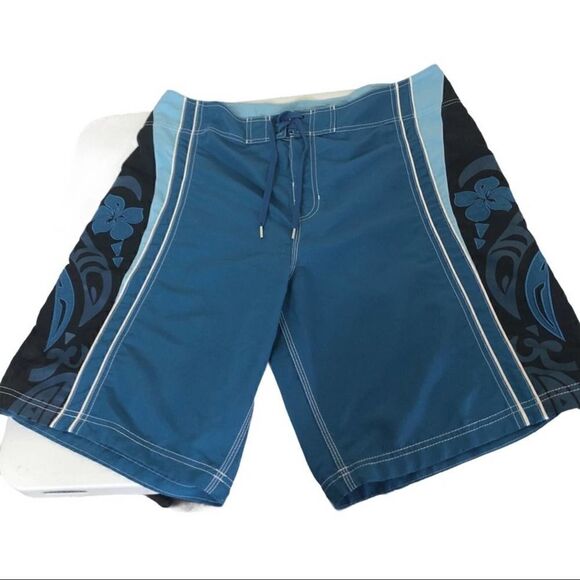 Speedo Blue Swim Trunks - Picture 5 of 8